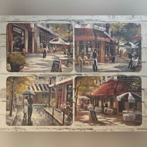 Jason Café Scenes Placemats D4380 Set of 4